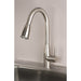 Builders Shoppe Contemporary Single Handle 16" Pull-Down Kitchen Faucet