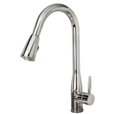 Builders Shoppe Contemporary Single Handle 16" Pull-Down Kitchen Faucet