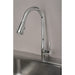 Builders Shoppe Contemporary Single Handle 16" Pull-Down Kitchen Faucet