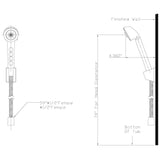 Builders Shoppe 3220A/4120 RV/Motorhome Replacement Shower Faucet Valve Diverter with Matching Hand Held Shower Set