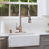 Built in Soap Dispenser Refill from Top with 17 OZ Bottle - 3 Years Warranty