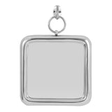 Buker Modern Handcrafted Square Aluminum Wall Mirror by Christopher Knight Home - 10.75" L x 1.00" W x 13.50" H