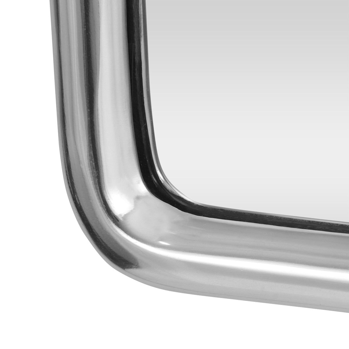 Buker Modern Handcrafted Square Aluminum Wall Mirror by Christopher Knight Home - 10.75" L x 1.00" W x 13.50" H