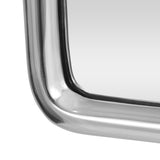 Buker Modern Handcrafted Square Aluminum Wall Mirror by Christopher Knight Home - 10.75" L x 1.00" W x 13.50" H