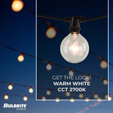 Bulbrite 14-foot Indoor/Outdoor Decorative String Light with Incandescent Globe