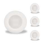 Bulbrite Multi Pack of 14 Watt 7" LED Disc Light, 5CCT Selectable - 27/30/35/40/50K, 1100 Lumens