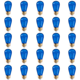 Bulbrite Pack of (25) 11 Watt Dimmable S14 Incandescent Light Bulbs with Medium (E26) Base