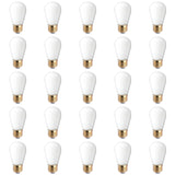 Bulbrite Pack of (25) 11 Watt Dimmable S14 Incandescent Light Bulbs with Medium (E26) Base