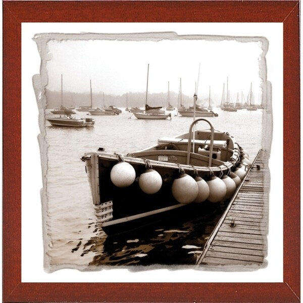 Bumpers And Boat 2-HARBOA53734 Print 16"x16" by Harold Silverman - Boats