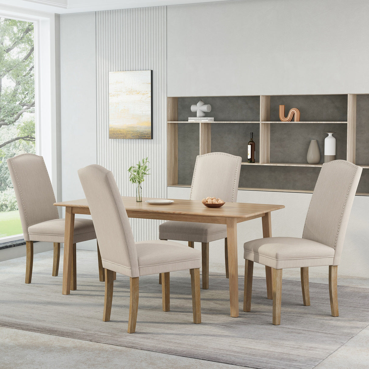 Bunce Fabric Dining Chair (Set of 4) by Christopher Knight Home