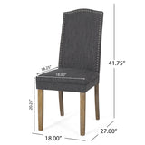 Bunce Fabric Dining Chair (Set of 4) by Christopher Knight Home