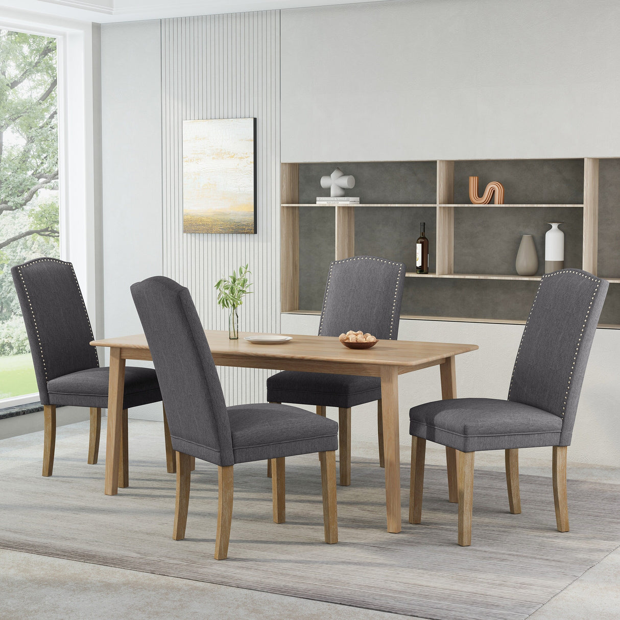 Bunce Fabric Dining Chair (Set of 4) by Christopher Knight Home