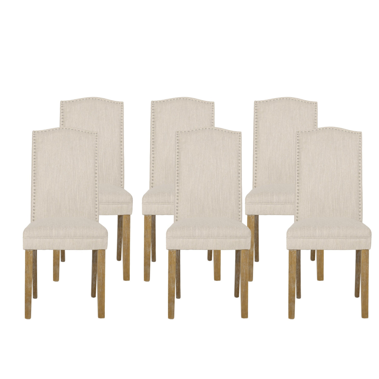 Bunce Fabric Dining Chair (Set of 6) by Christopher Knight Home
