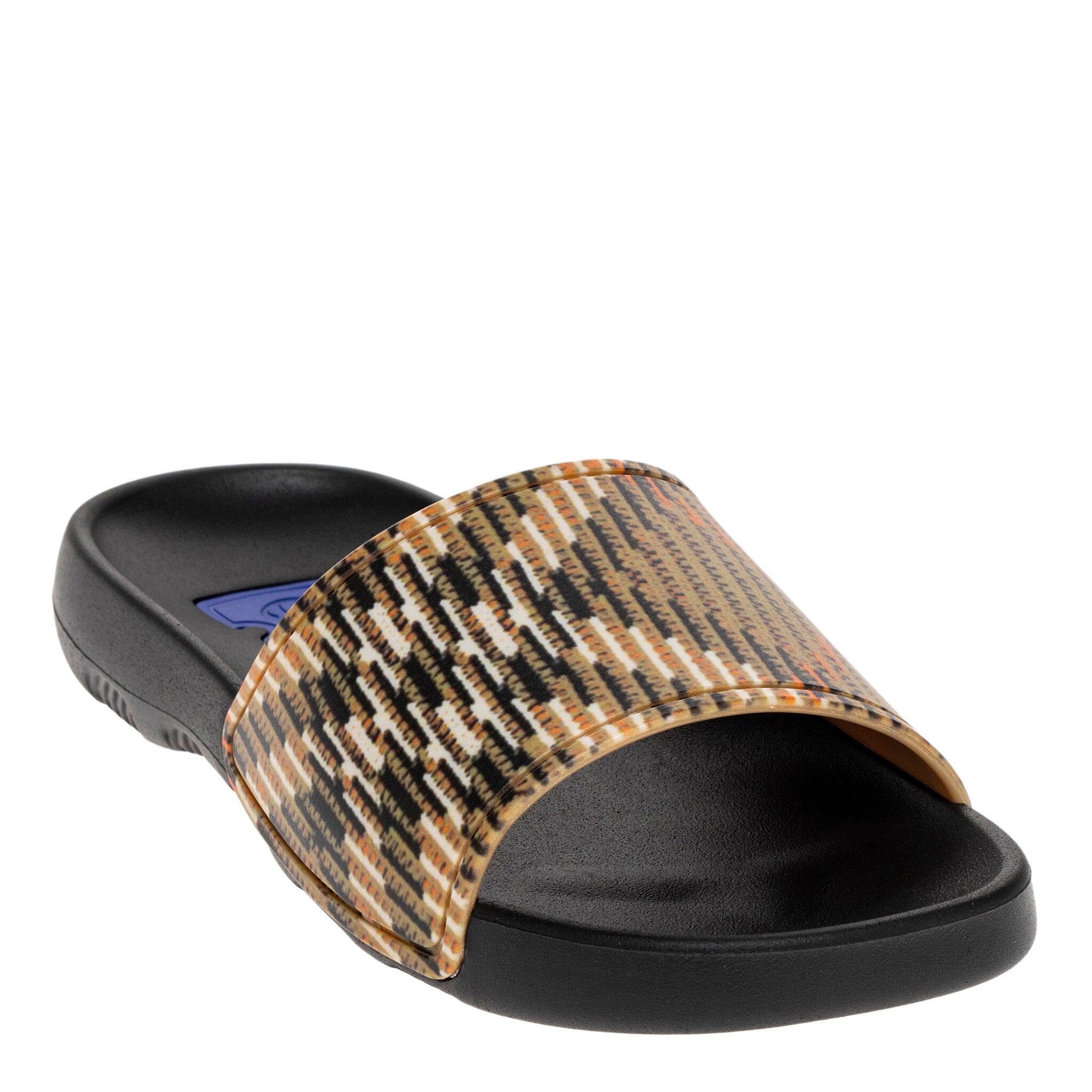 サンダル BURBERRY 'Dive Check' sandals Multicolor Burberry Check Dive Slides – Overstock
