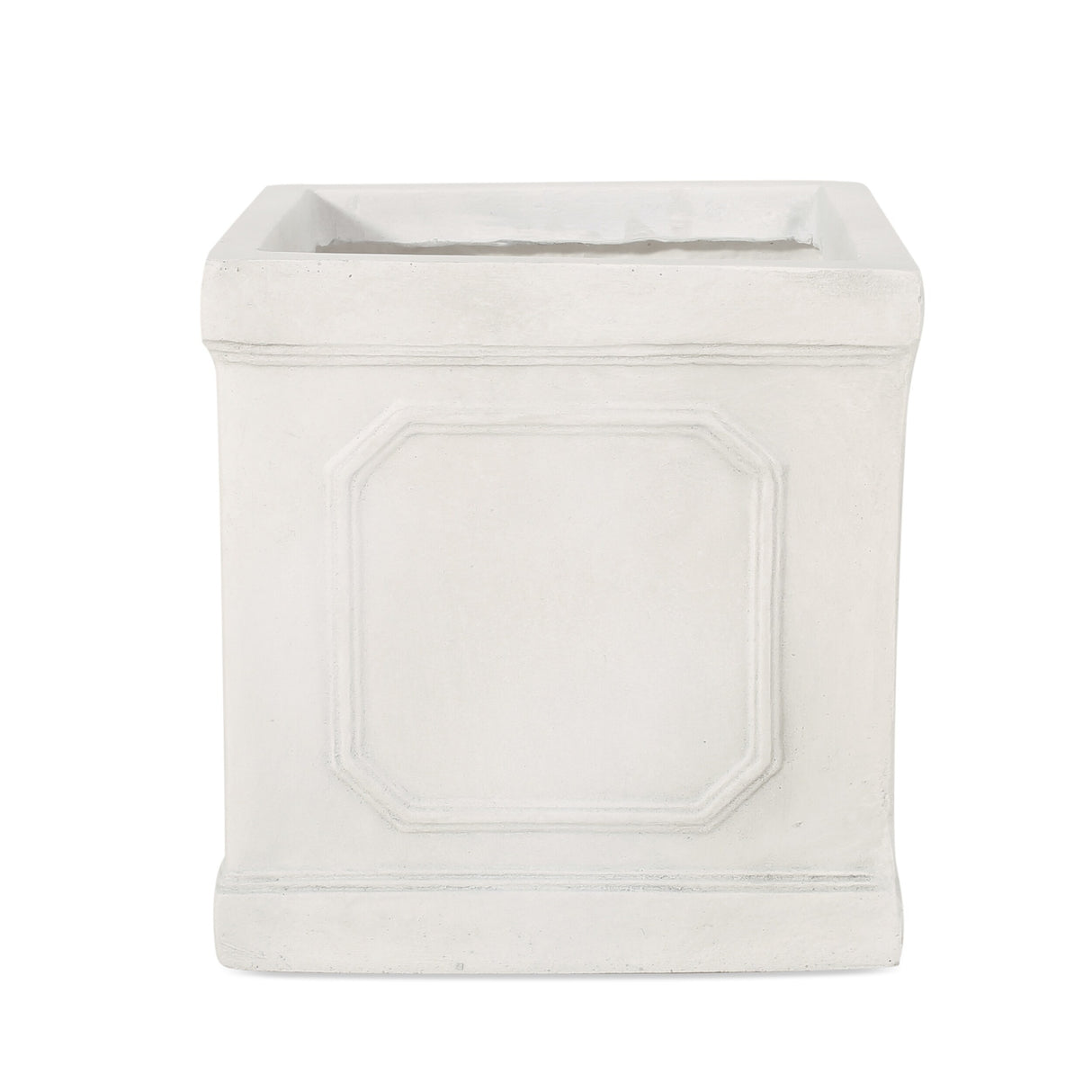Burgos Outdoor Cast Stone Outdoor Small and Medium Planter Set by Christopher Knight Home