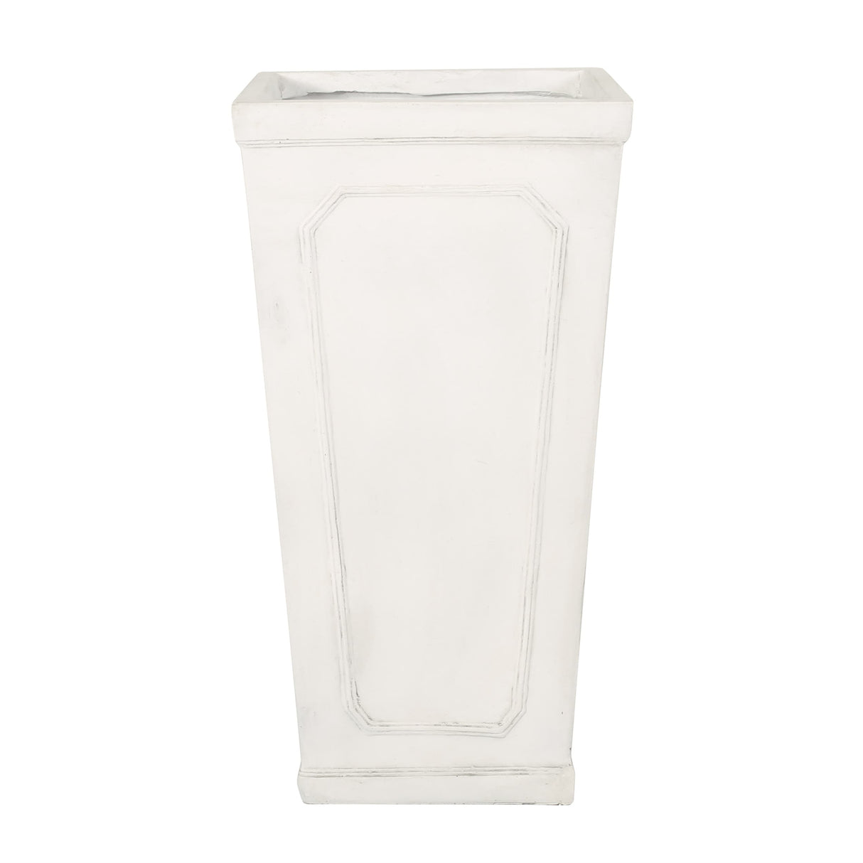 Burgos Outdoor Cast Stone Outdoor Tapered Planter by Christopher Knight Home
