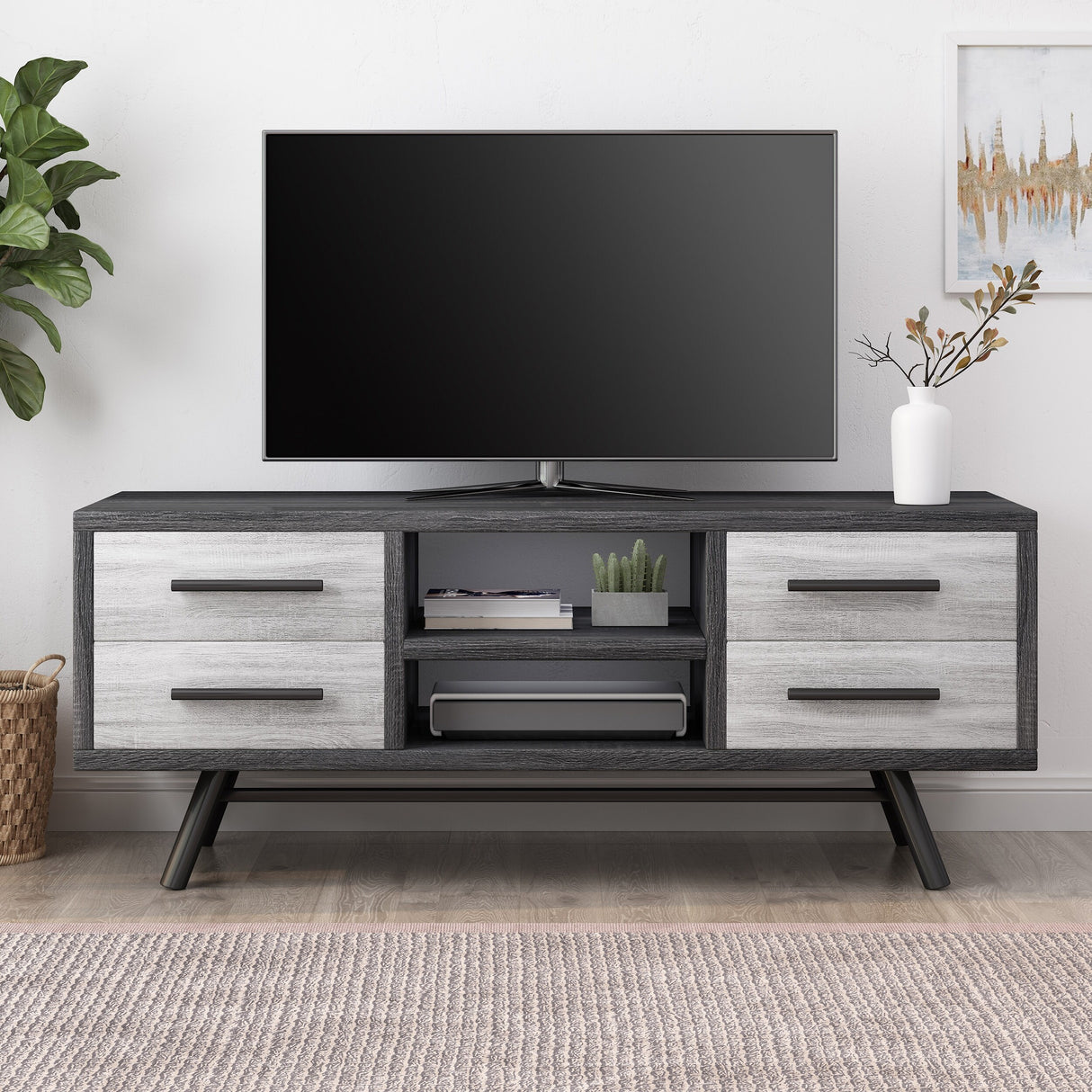 Burgoyne Mid-Century TV Stand by Christopher Knight Home