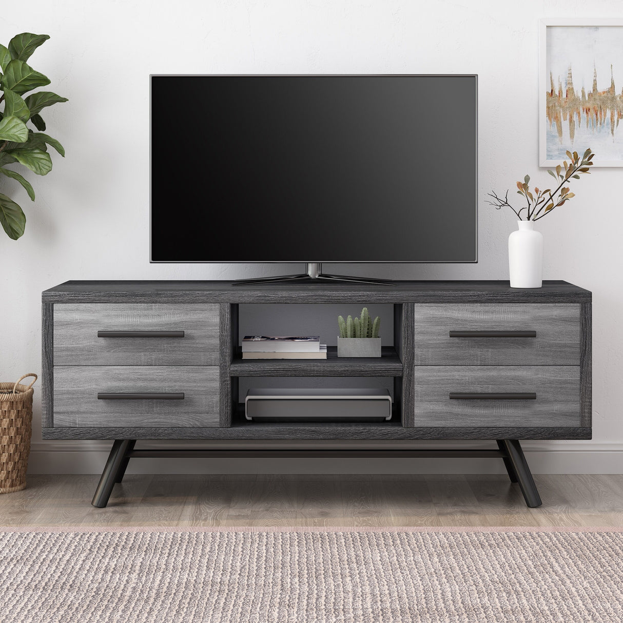 Burgoyne Mid-Century TV Stand by Christopher Knight Home
