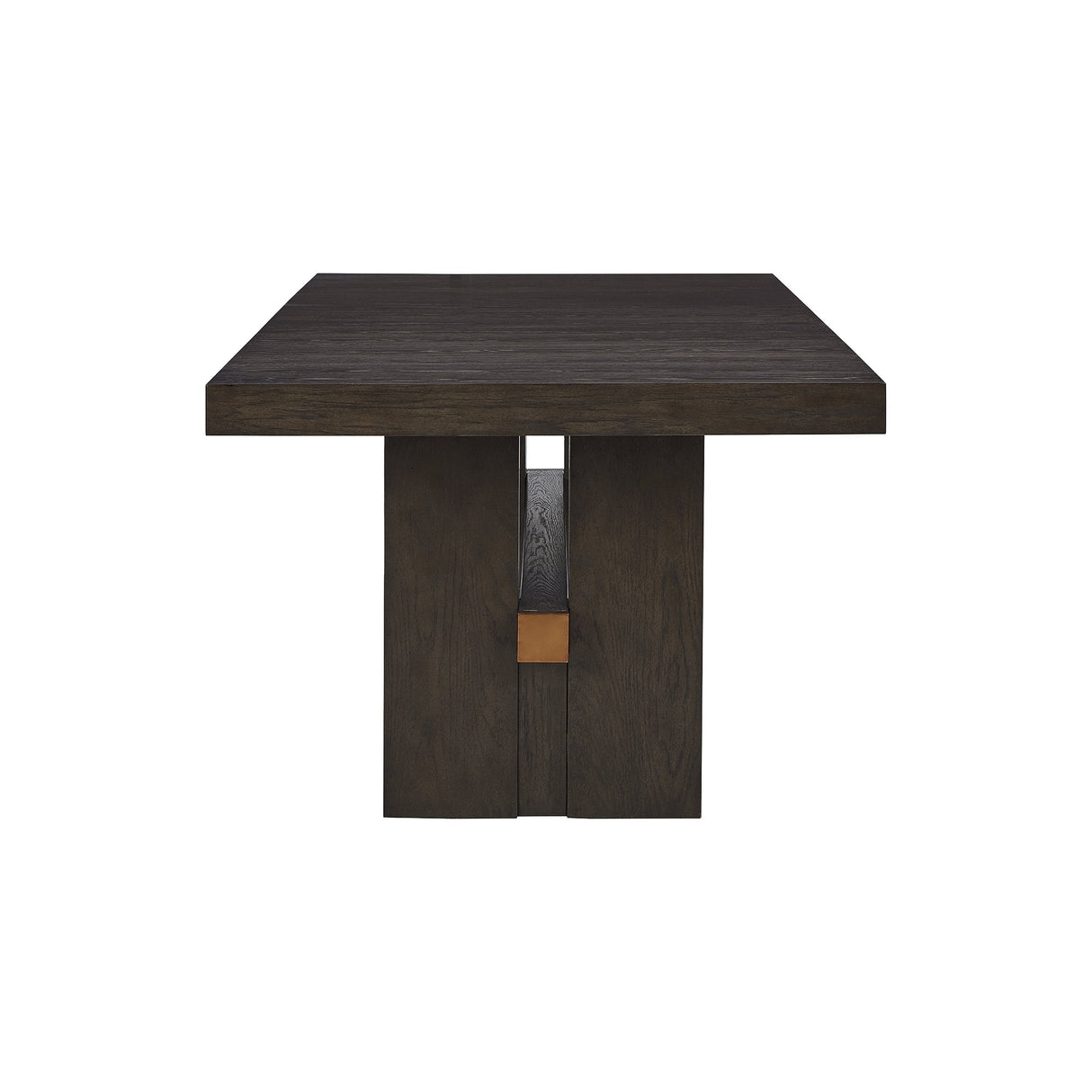 Burkhaus Dark Brown Rectangle Dining Room Extendable Table - 40" W x 90" D x 30.25" H