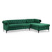 Burland Modern 3-seat Sectional Sofa w/ Chaise Lounge by Christopher Knight Home