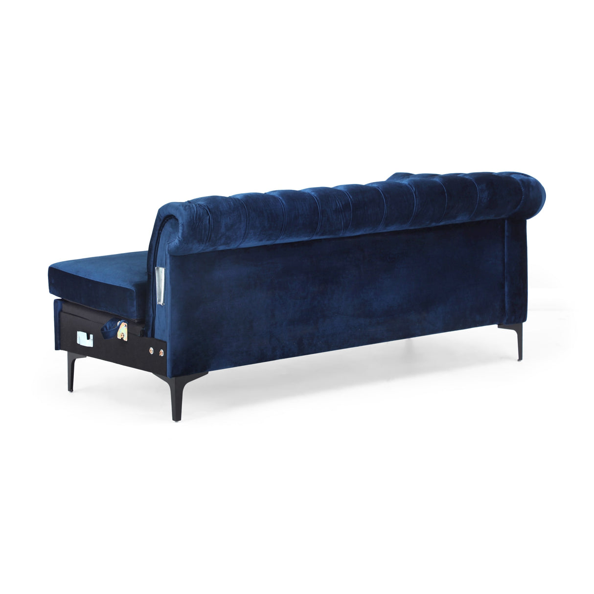 Burland Modern 3-seat Sectional Sofa w/ Chaise Lounge by Christopher Knight Home