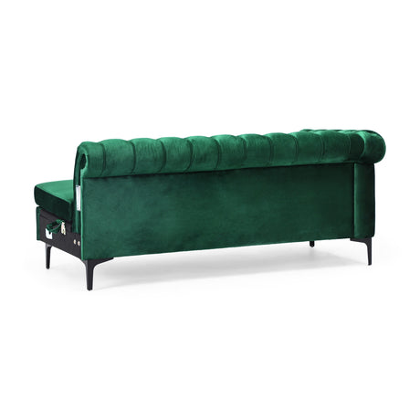 Burland Modern 3-seat Sectional Sofa w/ Chaise Lounge by Christopher Knight Home