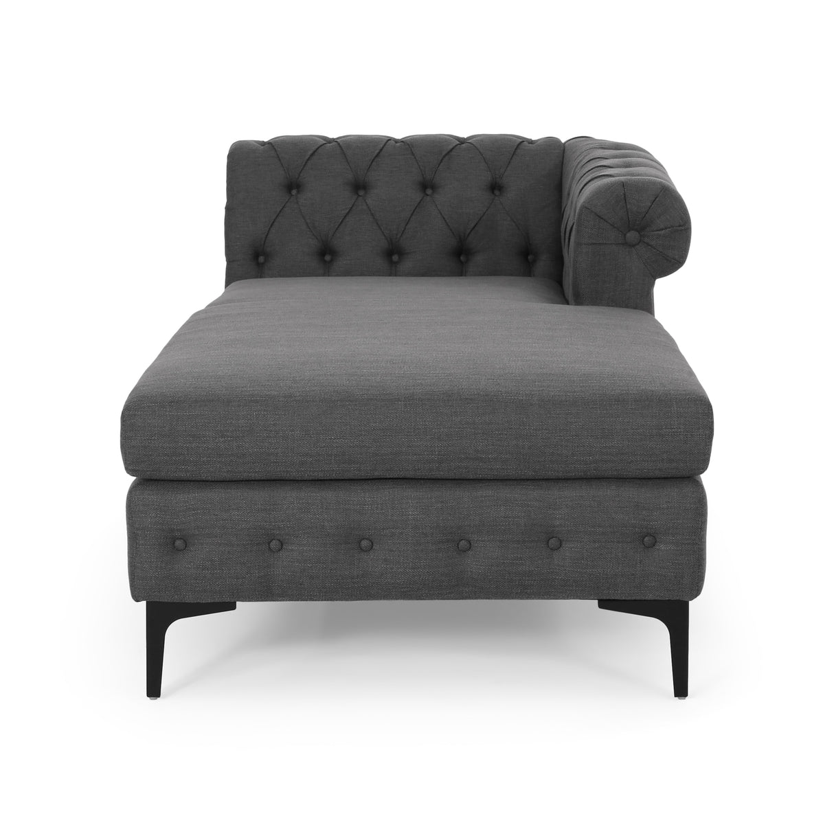 Burland Modern 3-seat Sectional Sofa w/ Chaise Lounge by Christopher Knight Home
