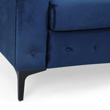 Burland Modern 3-seat Sectional Sofa w/ Chaise Lounge by Christopher Knight Home
