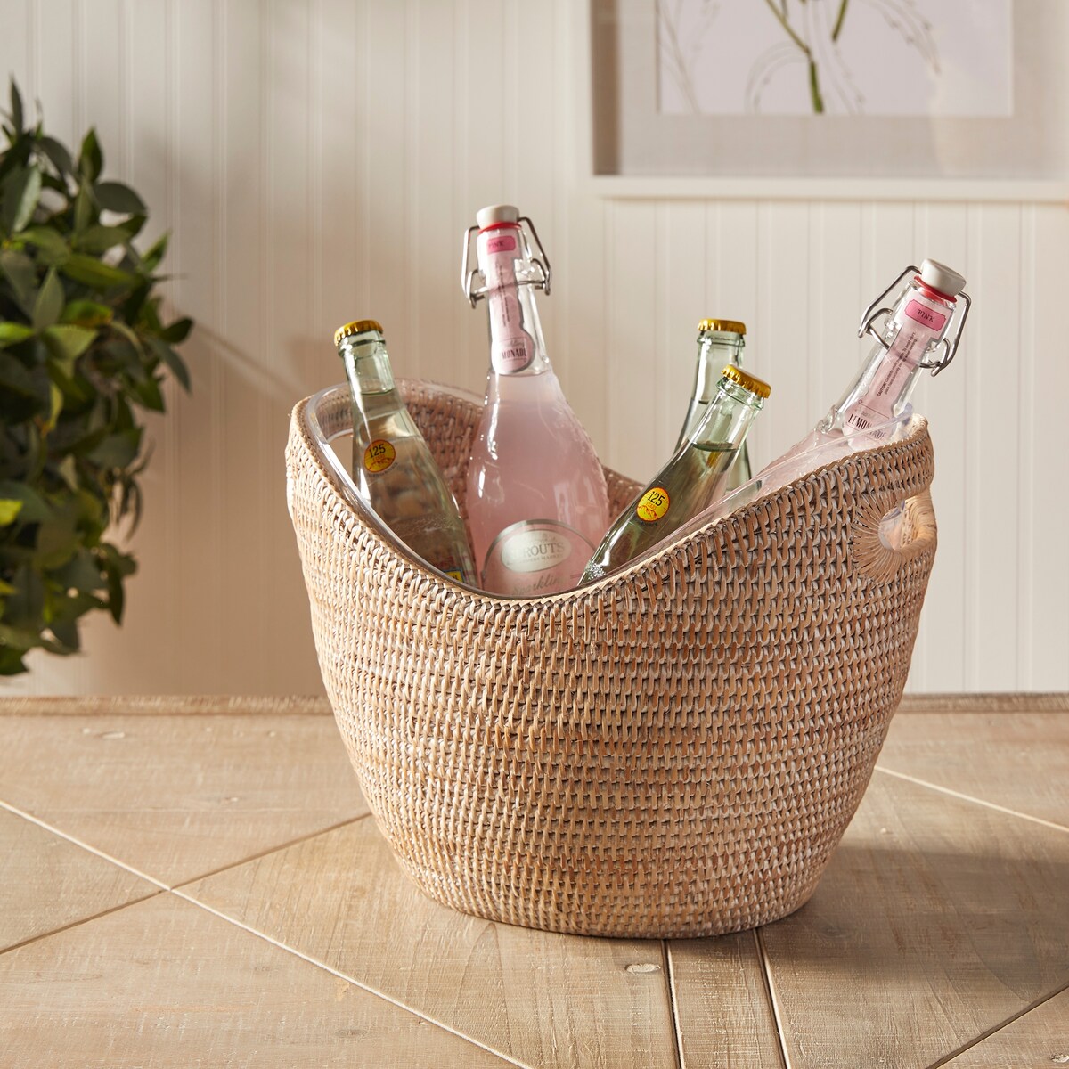 Burma Rattan Beverage Tub