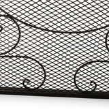 Burnell Contemporary Iron Fireplace Screen by Christopher Knight Home - 30.75" H x 36.00" W x 10.00" D