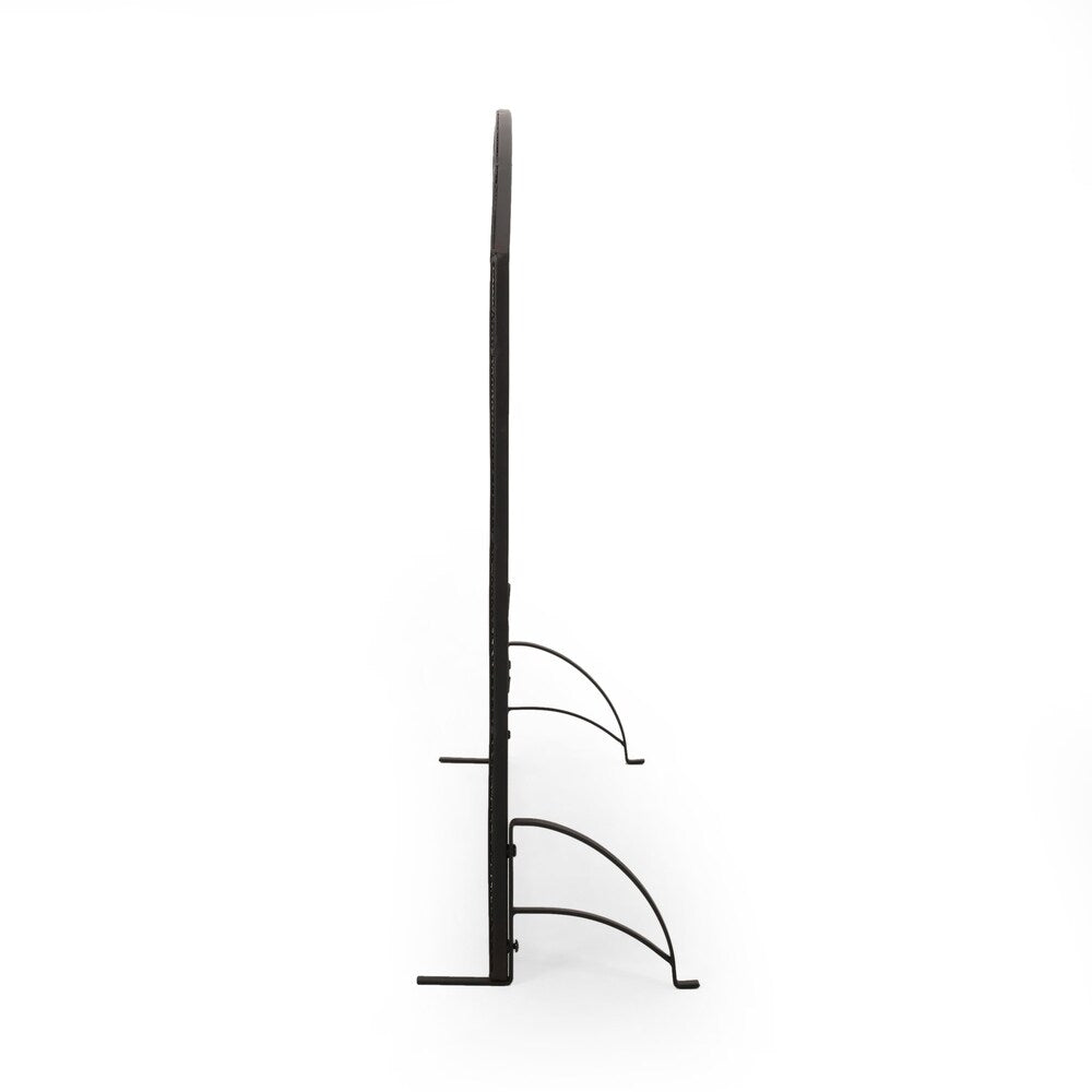 Burnell Contemporary Iron Fireplace Screen by Christopher Knight Home - 30.75" H x 36.00" W x 10.00" D
