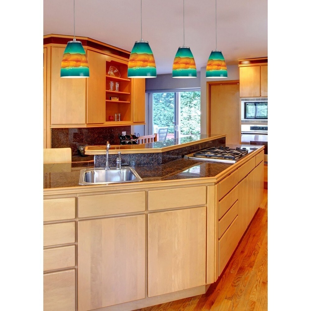 Burnsall Drive - 6 Inch 1 LED Mini Pendant Desert Sand Brushed