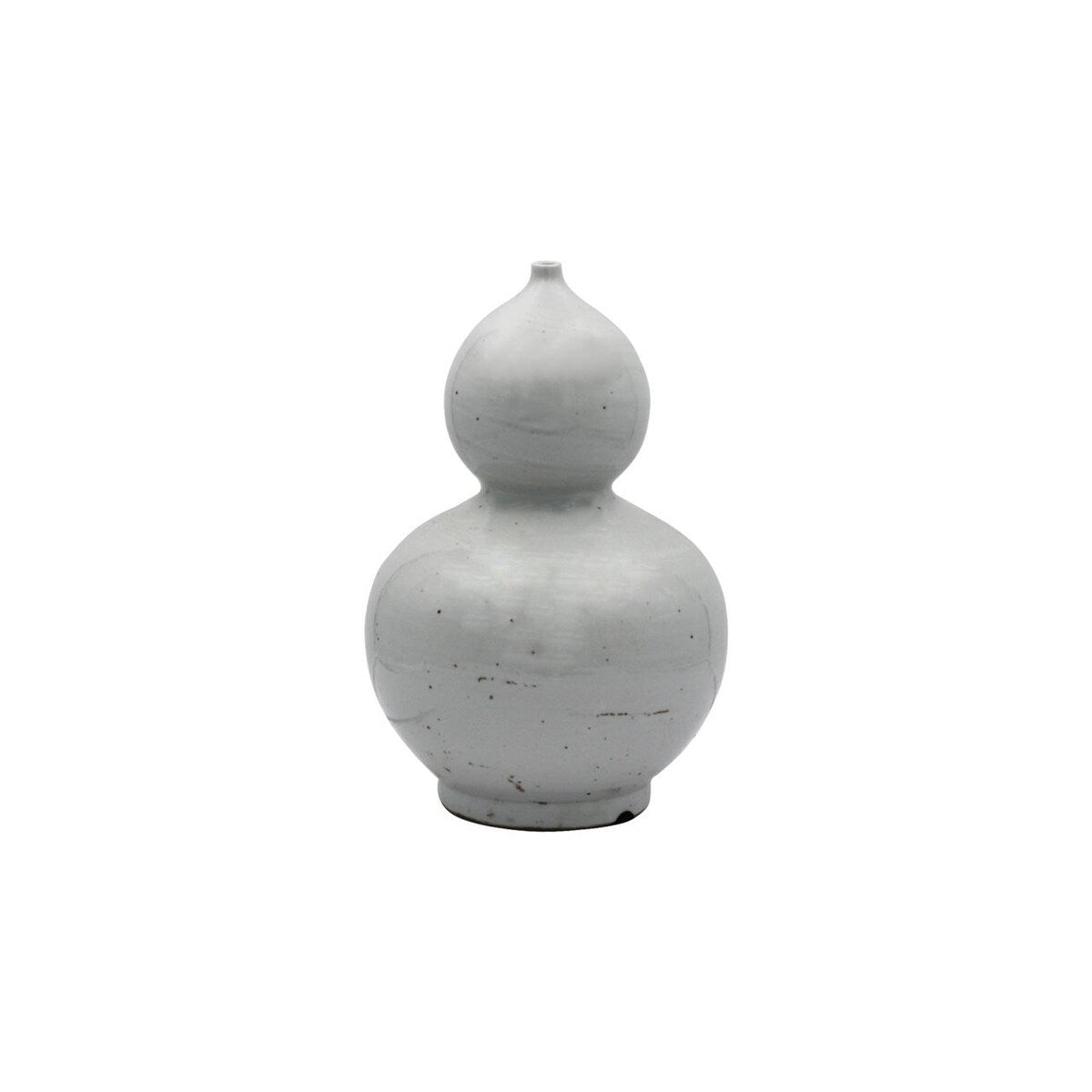 Busan White Porcelain Gourd Vase Small