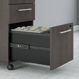 Bush 400 Series 60W x 30D Table Desk, Credenza & 3 Drawer File