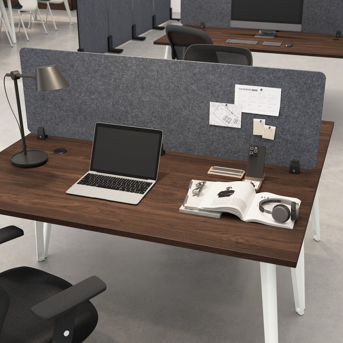 Bush Business Furniture 58W Office Desktop Privacy Screen