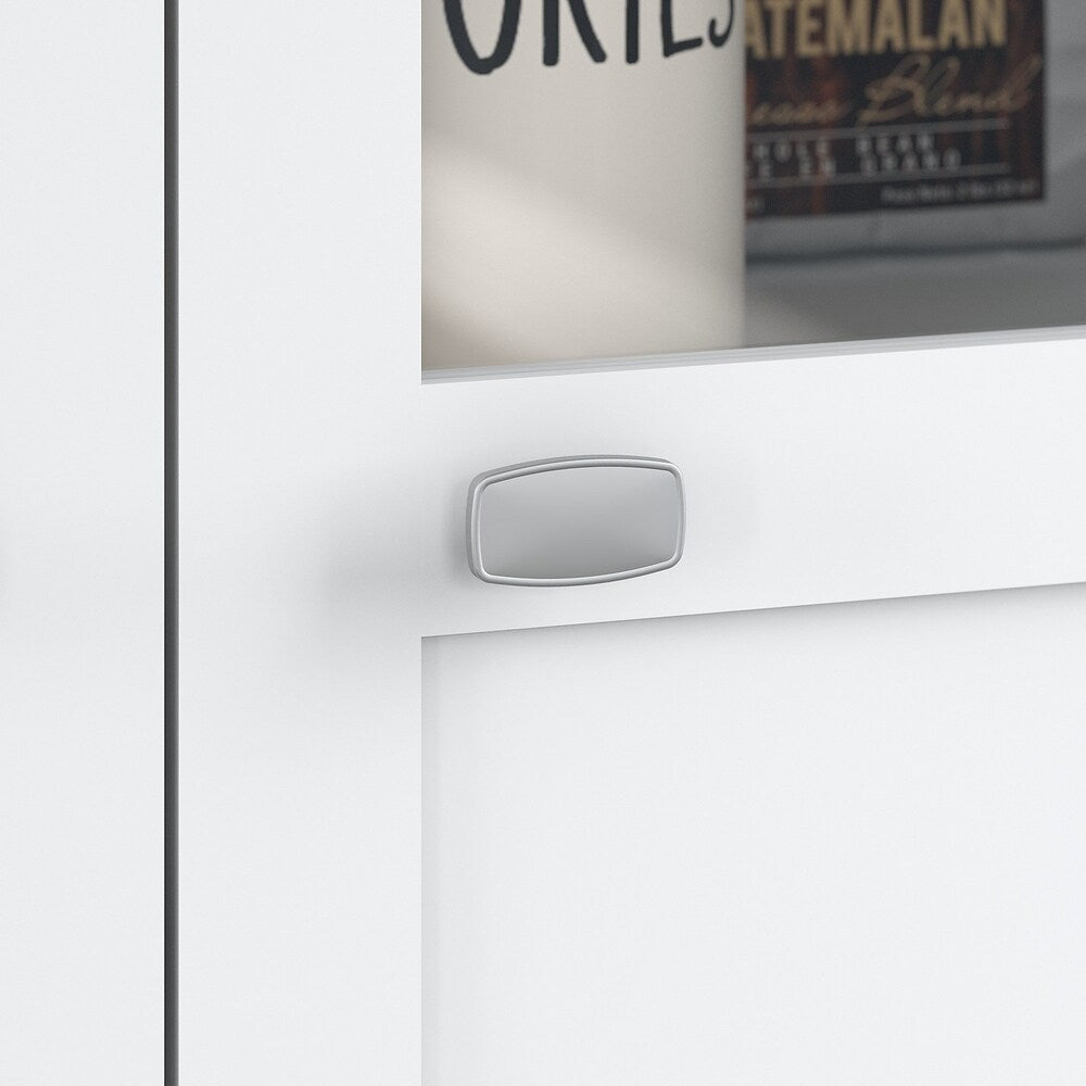Bar Cabinet with Wine Storage in White