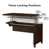 Somerset 72W 3 Position Sit to Stand L Shaped Desk by Bush Furniture
