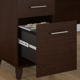 Somerset 72W 3 Position Sit to Stand L Shaped Desk by Bush Furniture