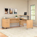 Somerset 72W 3 Position Sit to Stand L Shaped Desk by Bush Furniture