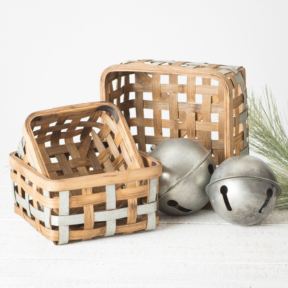 Sullivans Bushel Basket - Set of 3