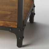 Butler Grimsley Multicolor Iron/Wood Pedestal Stand