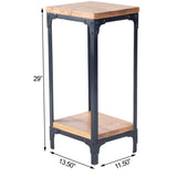 Butler Grimsley Multicolor Iron/Wood Pedestal Stand