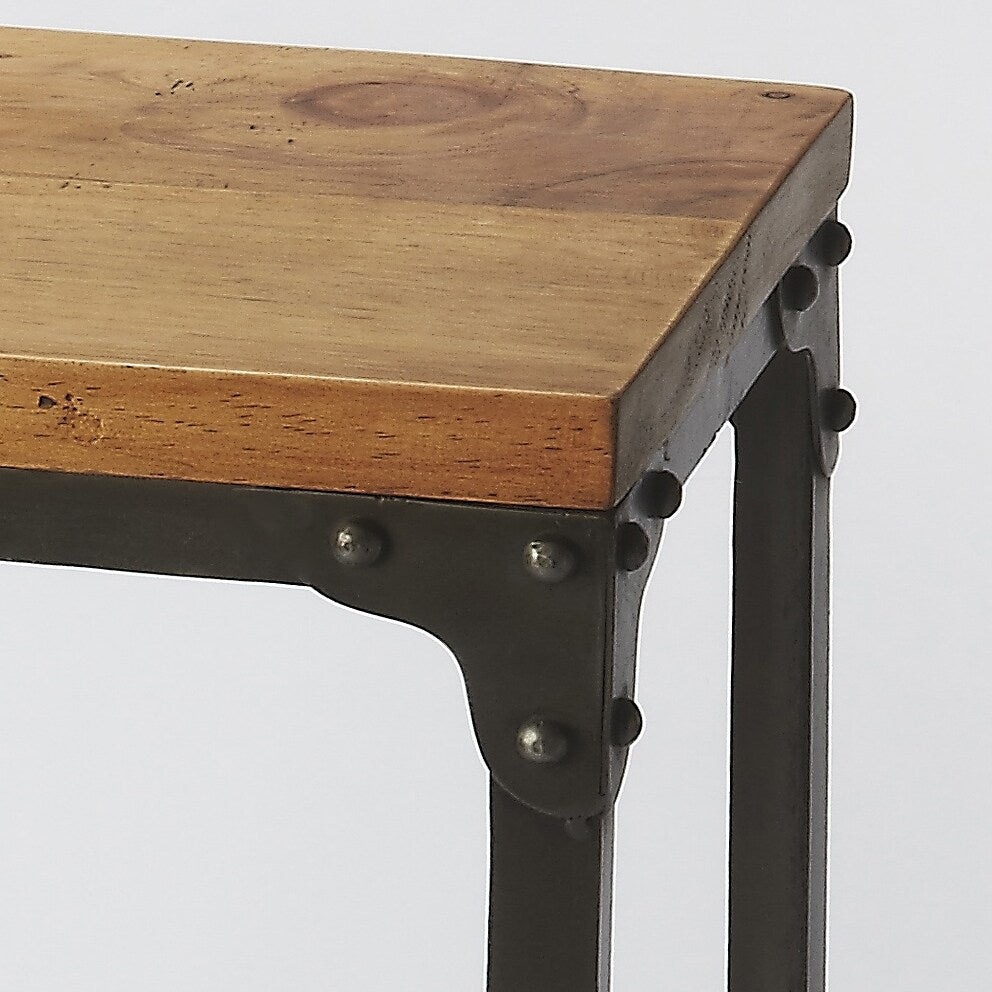 Butler Grimsley Multicolor Iron/Wood Pedestal Stand