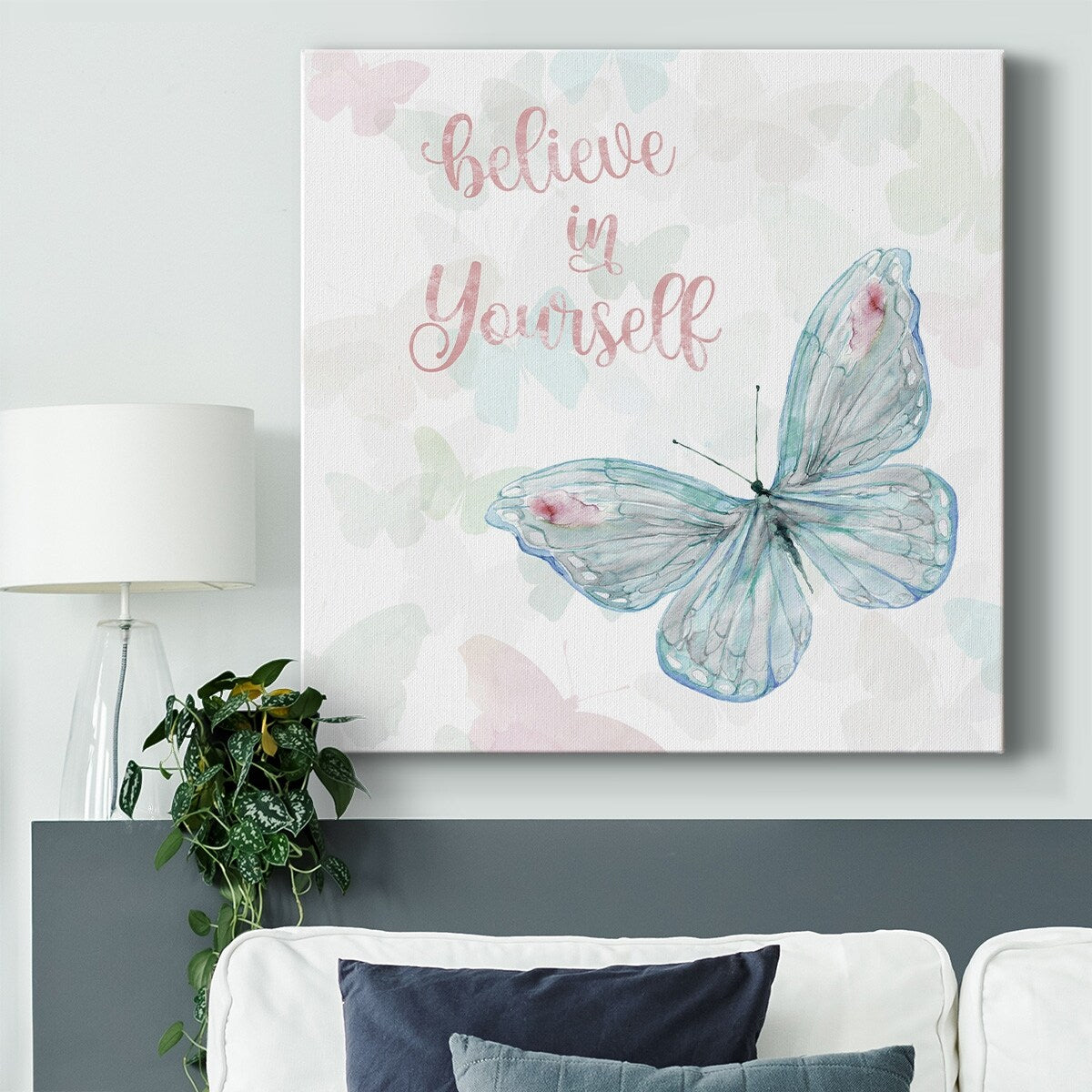 Butterfly Believe-Gallery Wrapped Canvas
