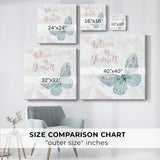 Butterfly Believe-Gallery Wrapped Canvas