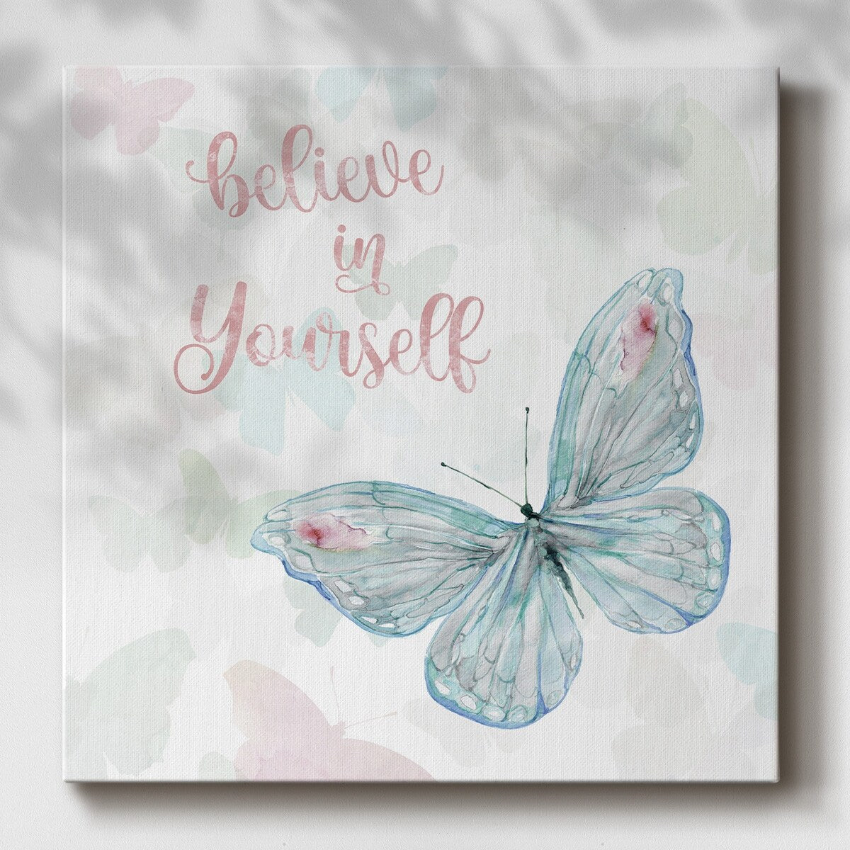 Butterfly Believe-Gallery Wrapped Canvas