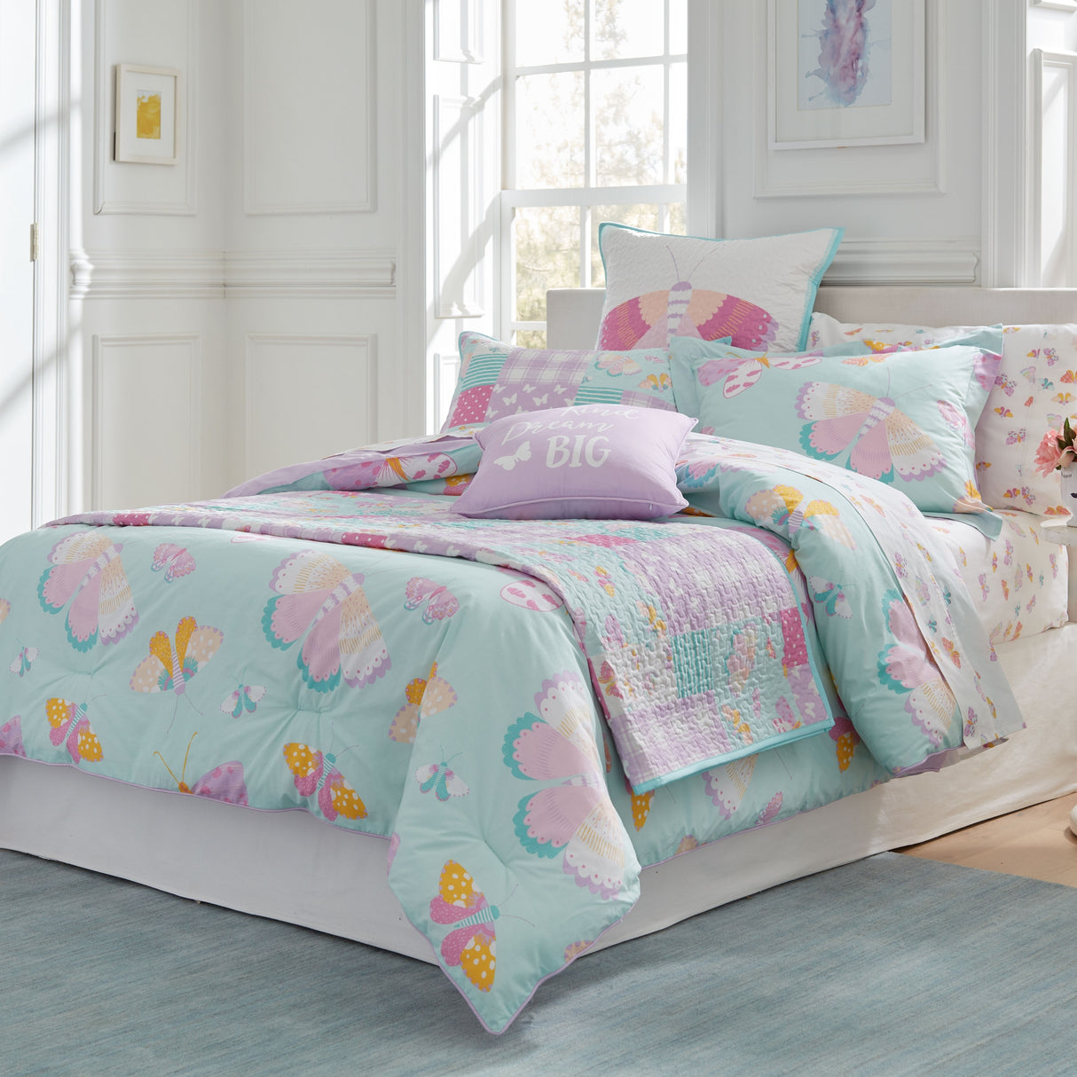 Lullaby Bedding Butterfly Fairy Cotton Duvet Set