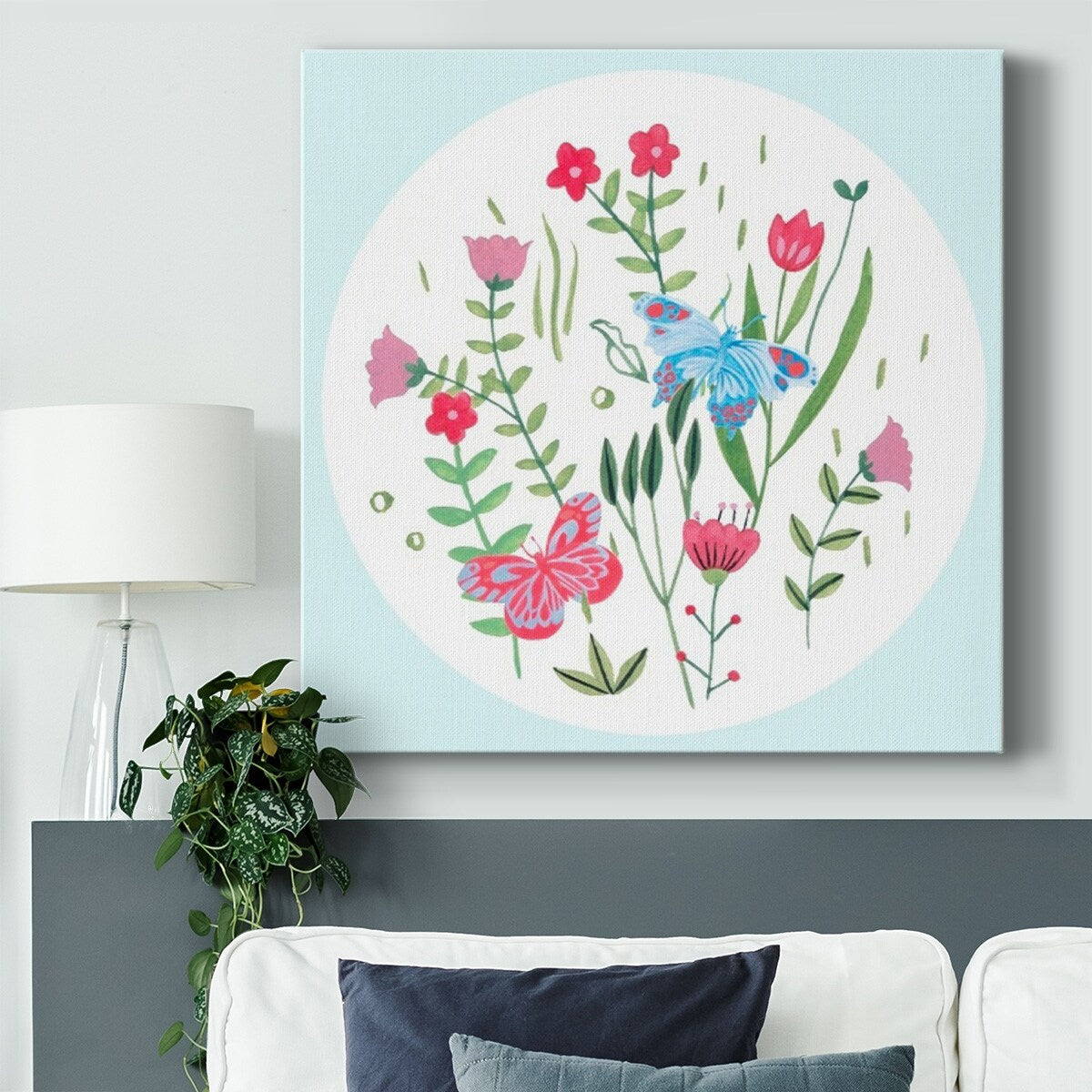 Butterfly Season III-Gallery Wrapped Canvas