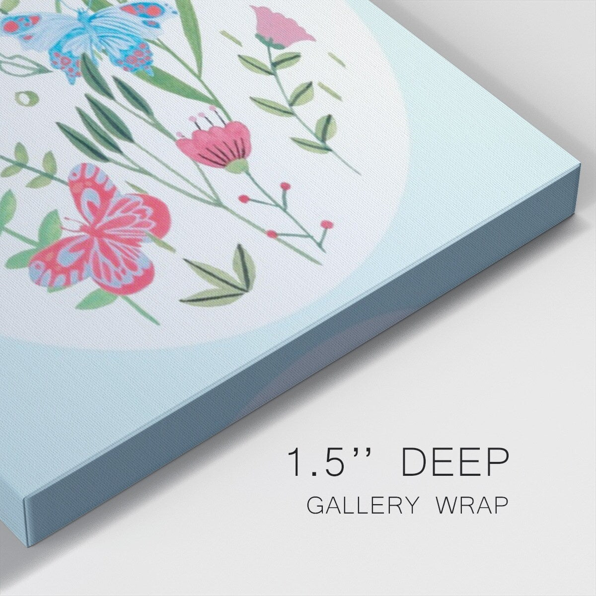 Butterfly Season III-Gallery Wrapped Canvas