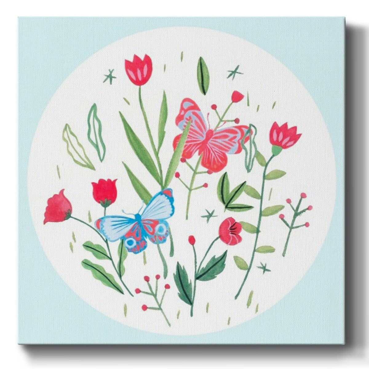 Butterfly Season V-Gallery Wrapped Canvas
